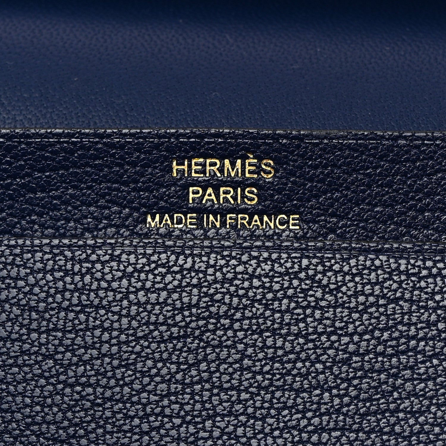Hermes Chevre Mysore Mini Bearn Wallet Bleu Saphir 6 of 8
