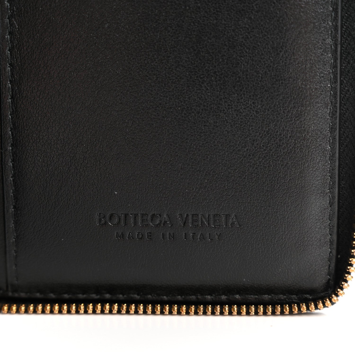 Bottega Veneta Calfskin Maxi Intreccio Zip Around Wallet Black 6 of 7