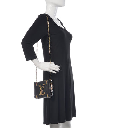 Louis Vuitton Monogram Giant Jungle Pochette Double Zip Black 2 of 7