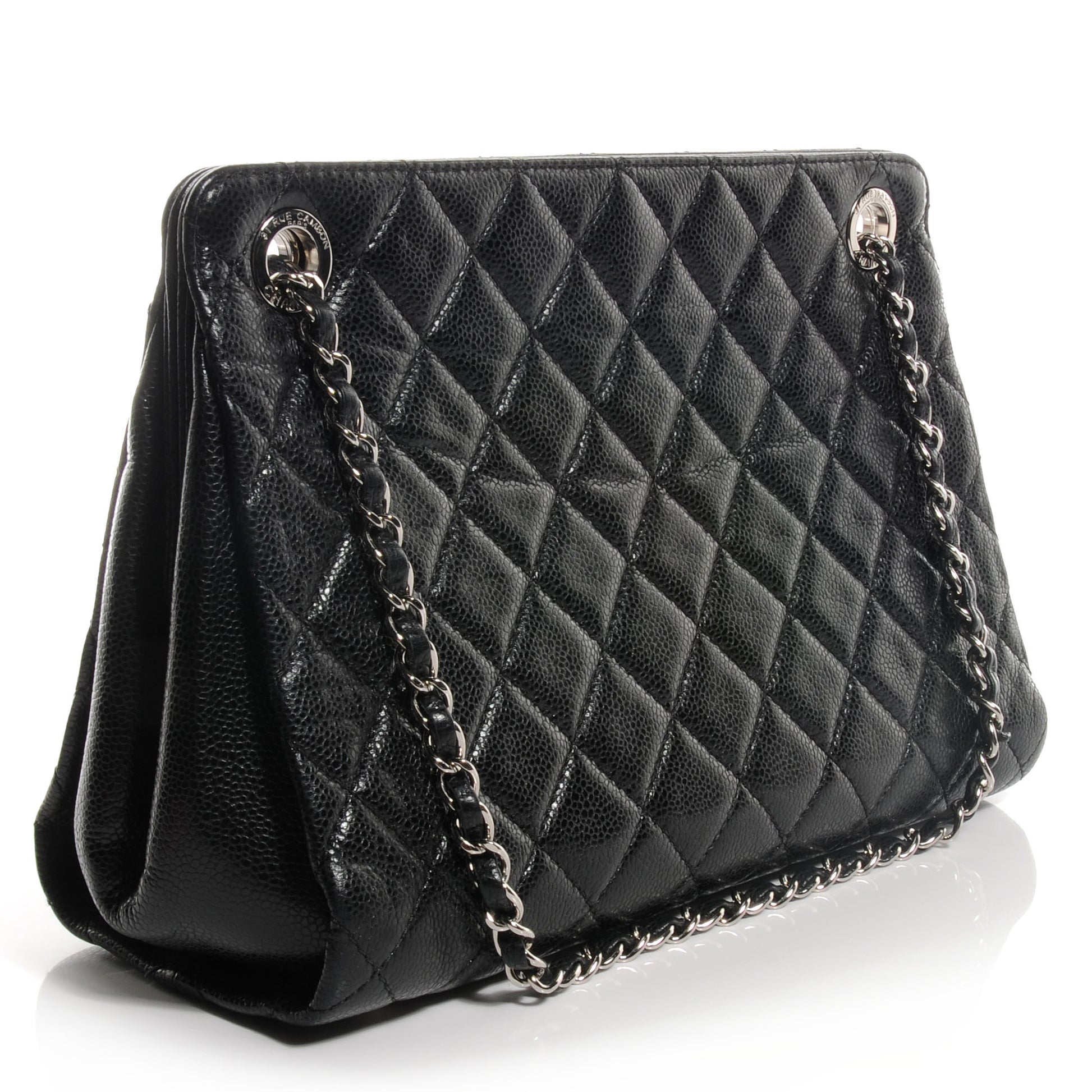 Chanel Caviar Timeless CC Shopping Tote Black 3 of 9