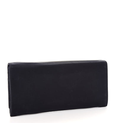 Prada Tessuto Nylon Continental Flap Wallet Black 3 of 8
