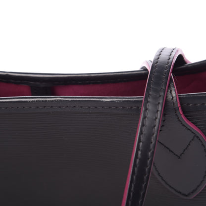 Louis Vuitton Epi Neverfull MM Black Hot Pink 14 of 17