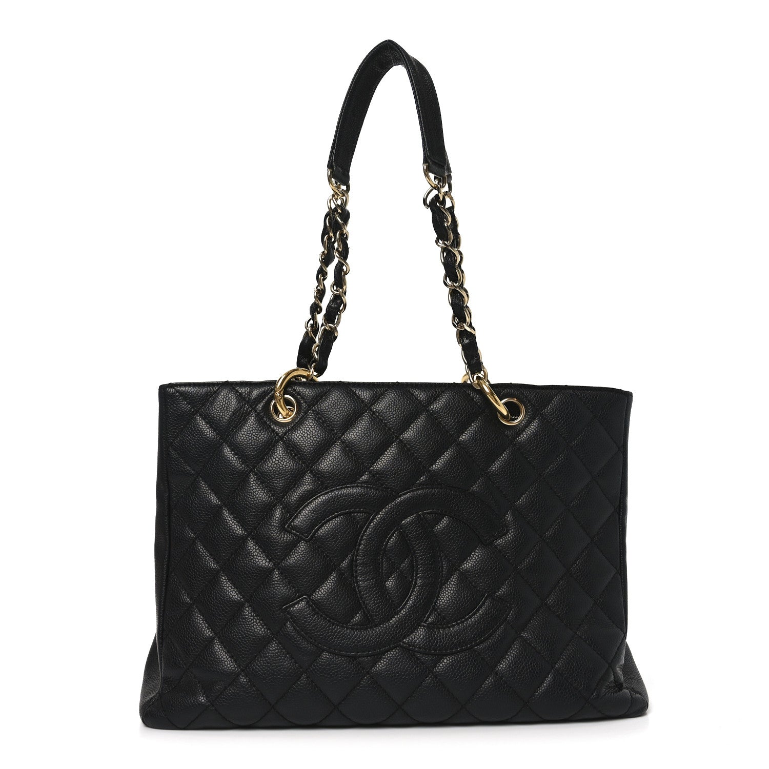 Chanel Caviar Quilted Grand Shopping Tote GST Black 1 of 10