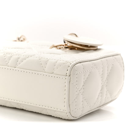 Christian Dior Lambskin Cannage Micro Lady D-Joy Latte 10 of 10