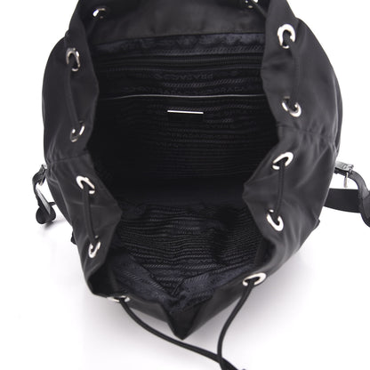 Prada Tessuto Nylon Saffiano Medium Backpack Black 4 of 9