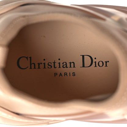 Christian Dior Neoprene Rubber Womens D-Connect Sneakers 37 Nude 9 of 9