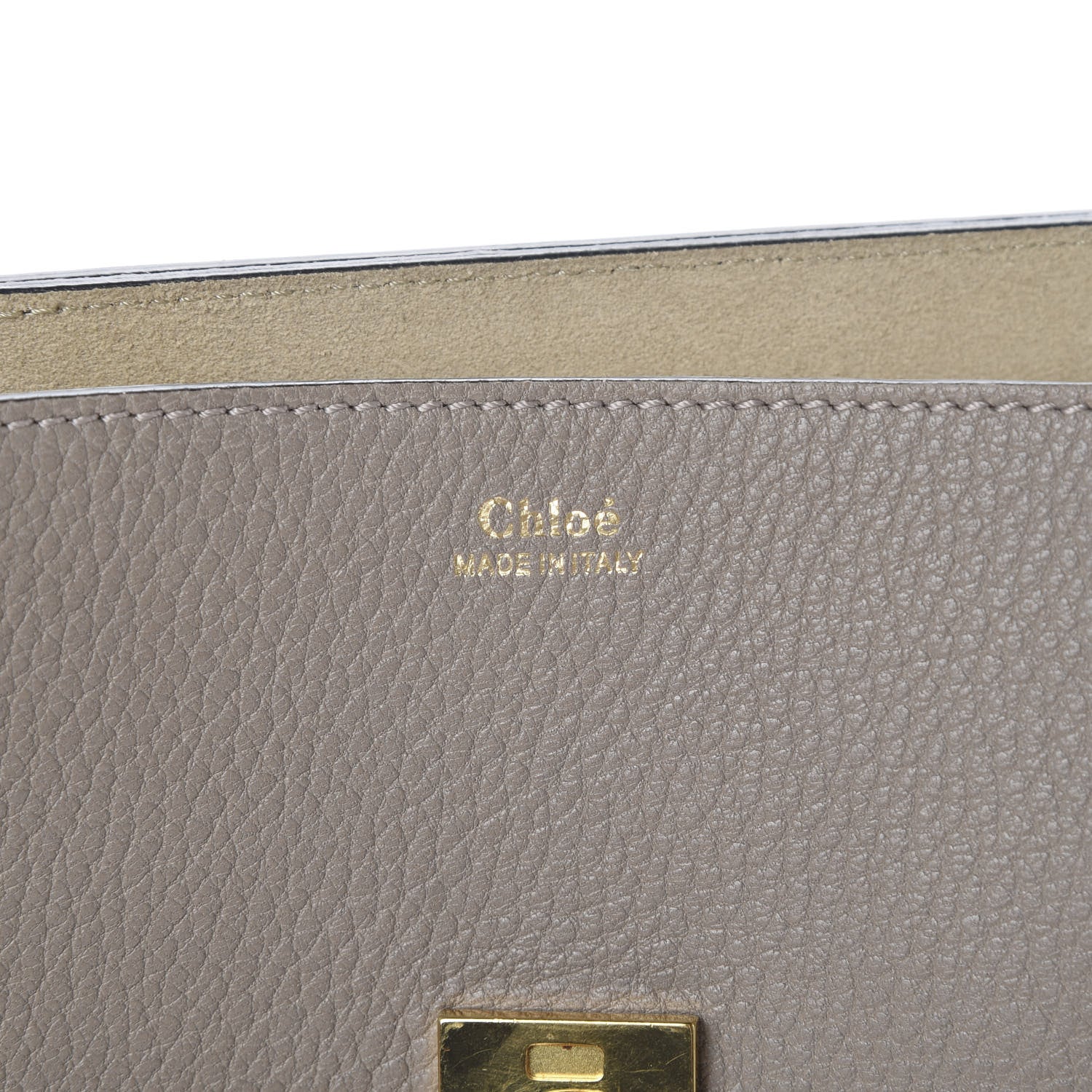 Chloe Grained Lambskin Drew Shoulder Bag Motty Grey 5 of 11