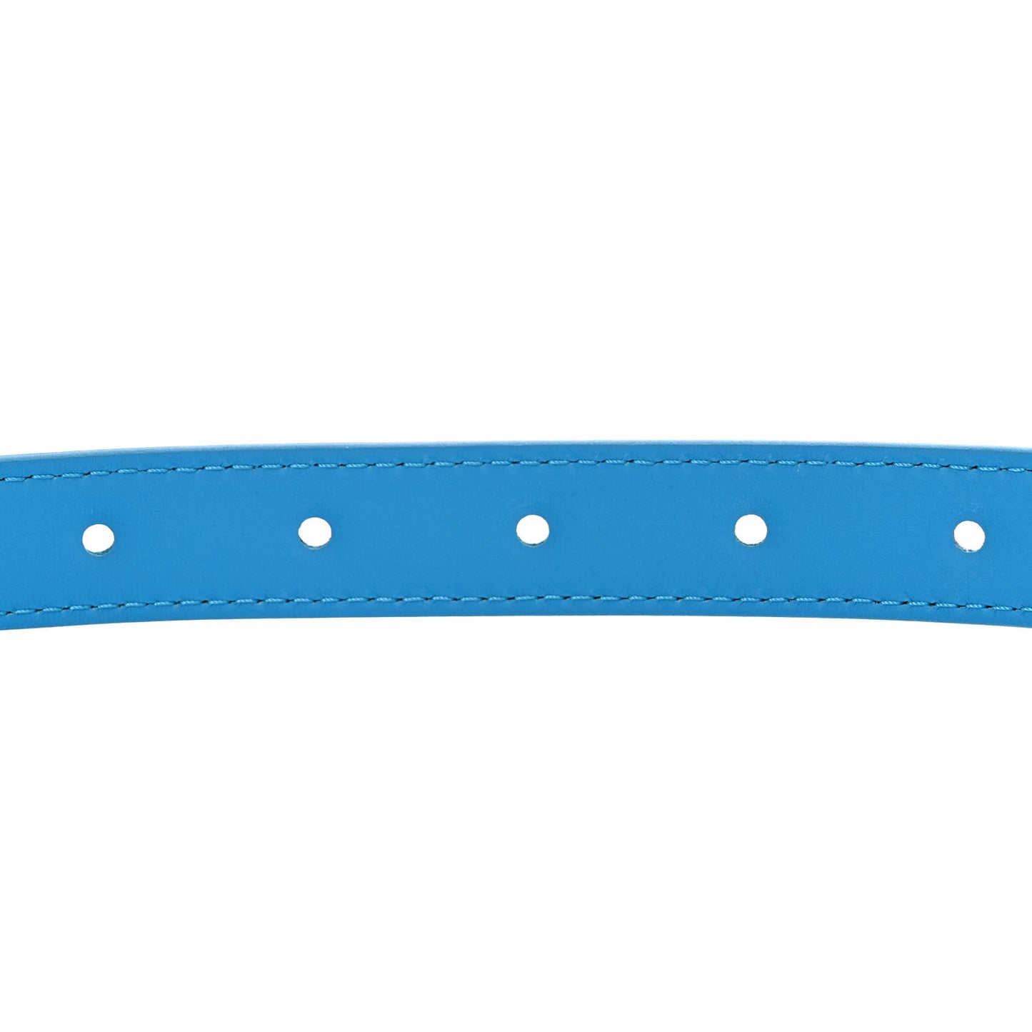 Calfskin Adjustable Shoulder Strap And Luggage Loop Blue