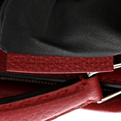 Fendi Cuoio Romano Selleria Mens Large Faces Peekaboo Iconic Essential Satchel Rosso 9 of 12