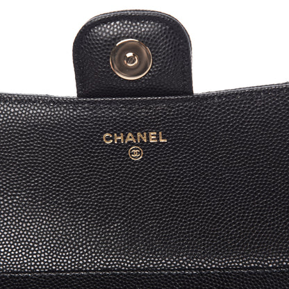 Chanel Caviar Quilted Glasses Case With Chain Black 8 of 12