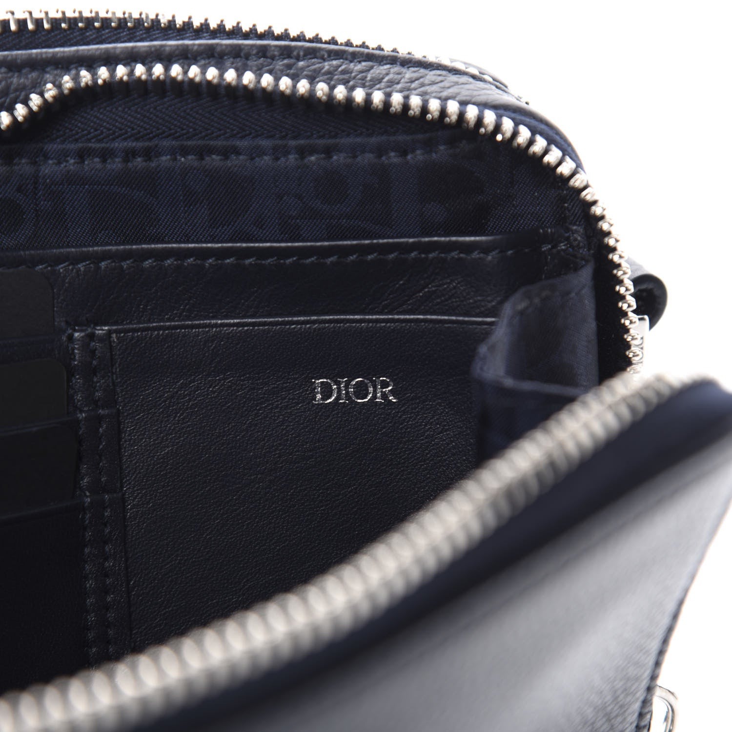 Christian Dior X AIR JORDAN Grained Calfskin Crossbody Blue 9 of 10