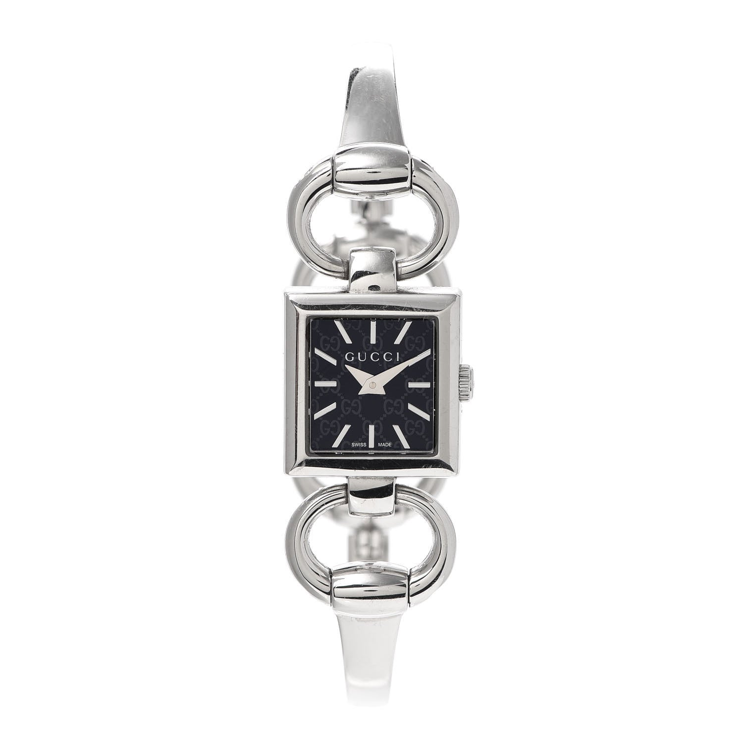 Gucci Stainless Steel 19mm Tornabuoni Quartz Watch Black 1 of 4
