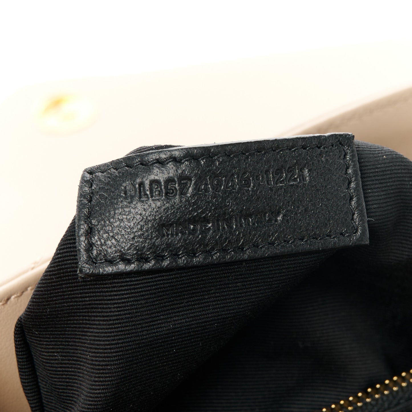 Calfskin Y Quilted Monogram Medium Loulou Chain Satchel Dark Beige