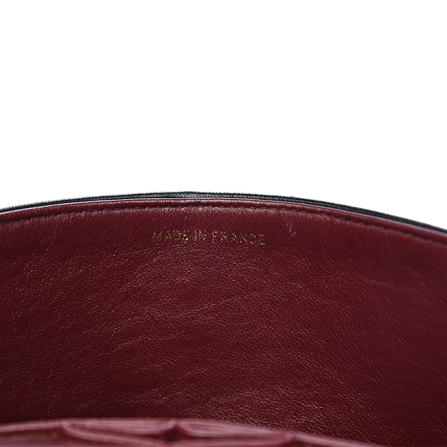 Lambskin Quilted Small Double Flap Black