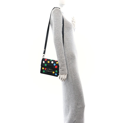 Louis Vuitton LV X YK Taurillon Dots Dauphine Mini Black 2 of 12