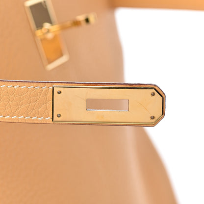 Hermes Taurillon Clemence Kelly Retourne 32 Sable 22 of 34