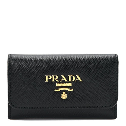 Prada Saffiano Metal 6 Key Holder Nero Black 1 of 6