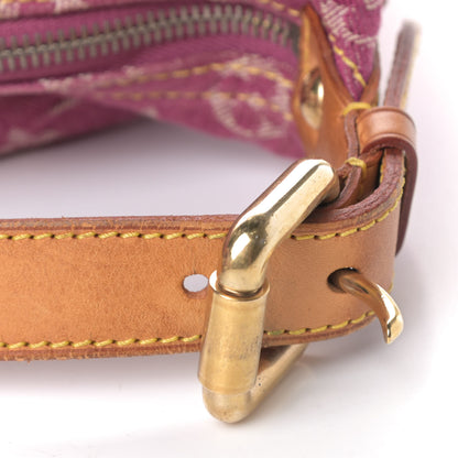 Louis Vuitton Denim Baggy GM Fuchsia 6 of 8