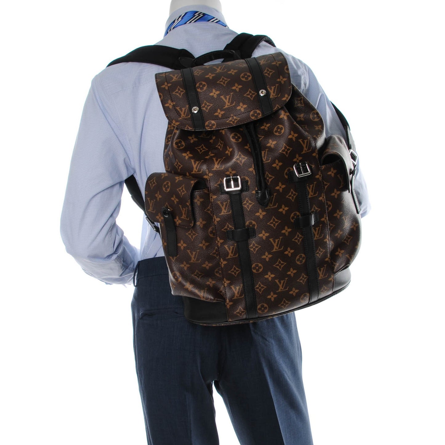 Monogram Macassar Christopher PM Backpack