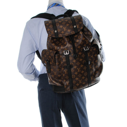 Louis Vuitton Monogram Macassar Christopher PM Backpack 2 of 7