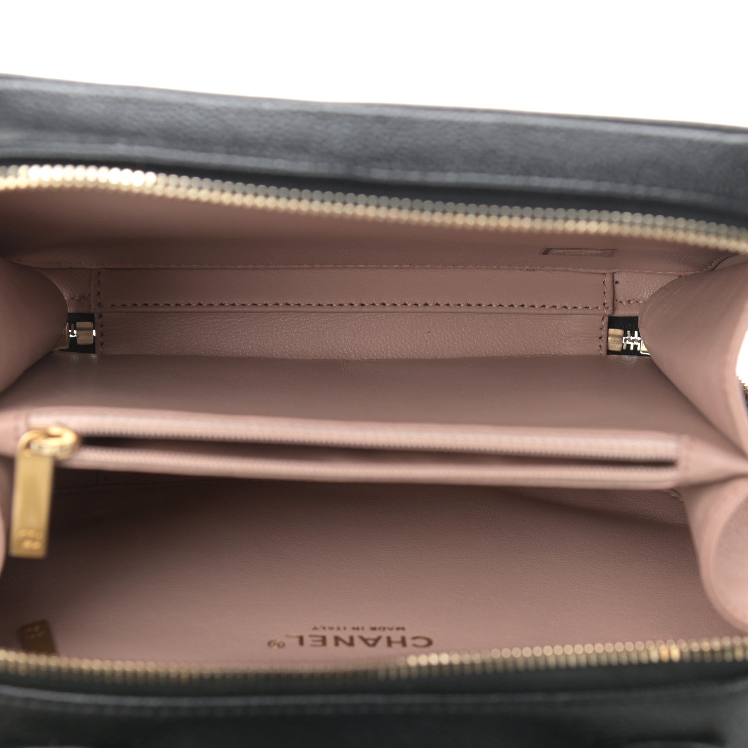 Chanel Caviar Quilted Medium CC Filigree Vanity Case Black 5 of 9