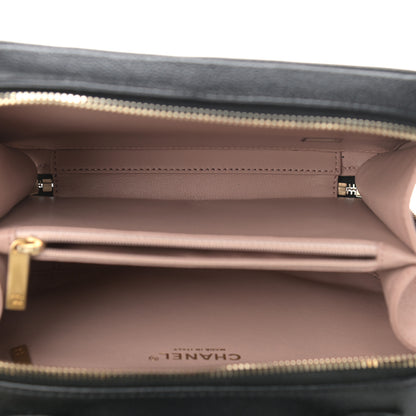 Chanel Caviar Quilted Medium CC Filigree Vanity Case Black 5 of 9
