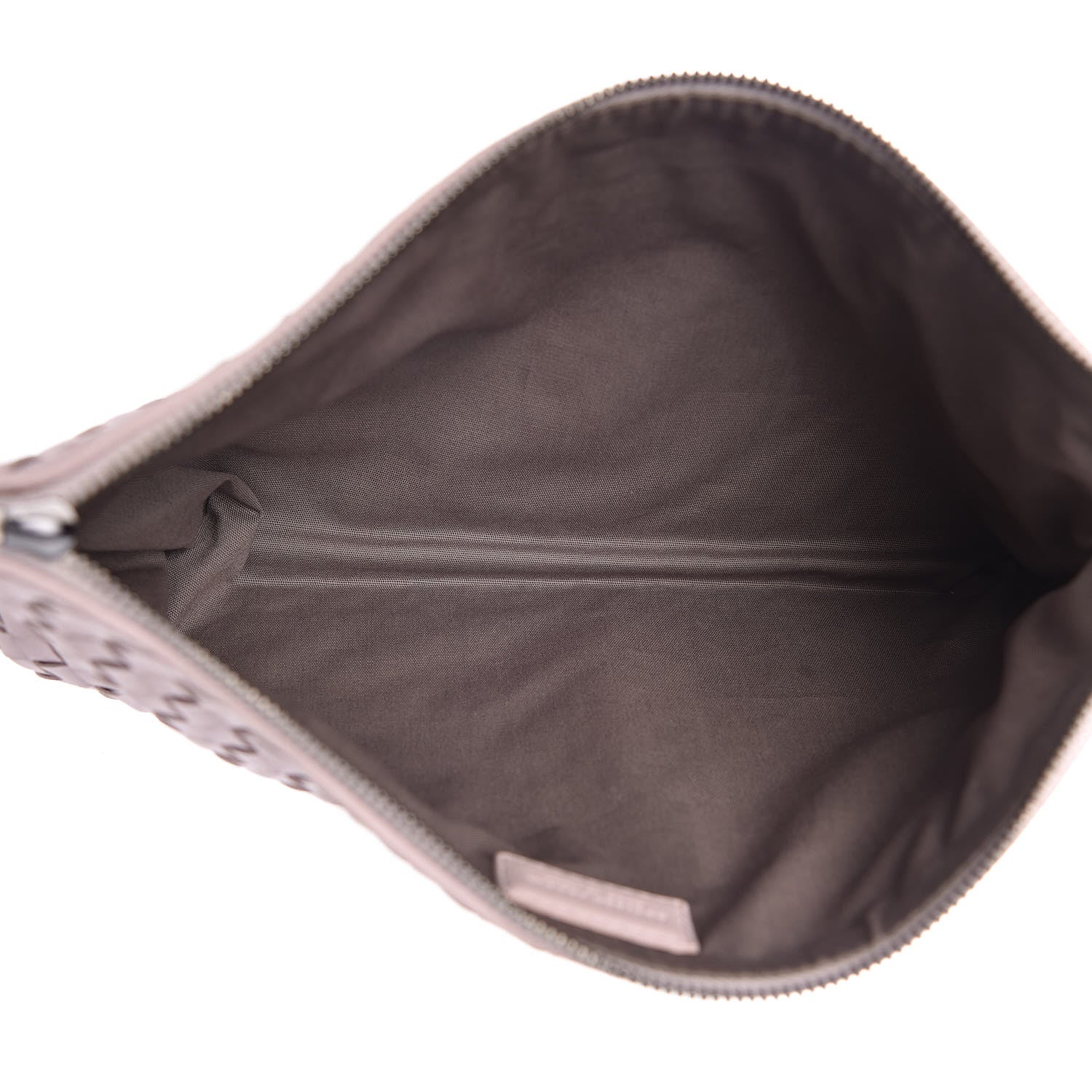 Bottega Veneta Nappa Intrecciato Flat Zip Pouch Antique Rose 5 of 11