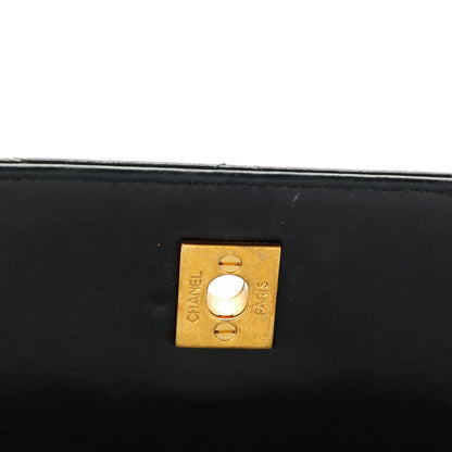 Chanel Quilted Lambskin Flap Shoulder Bag Black 5 of 8