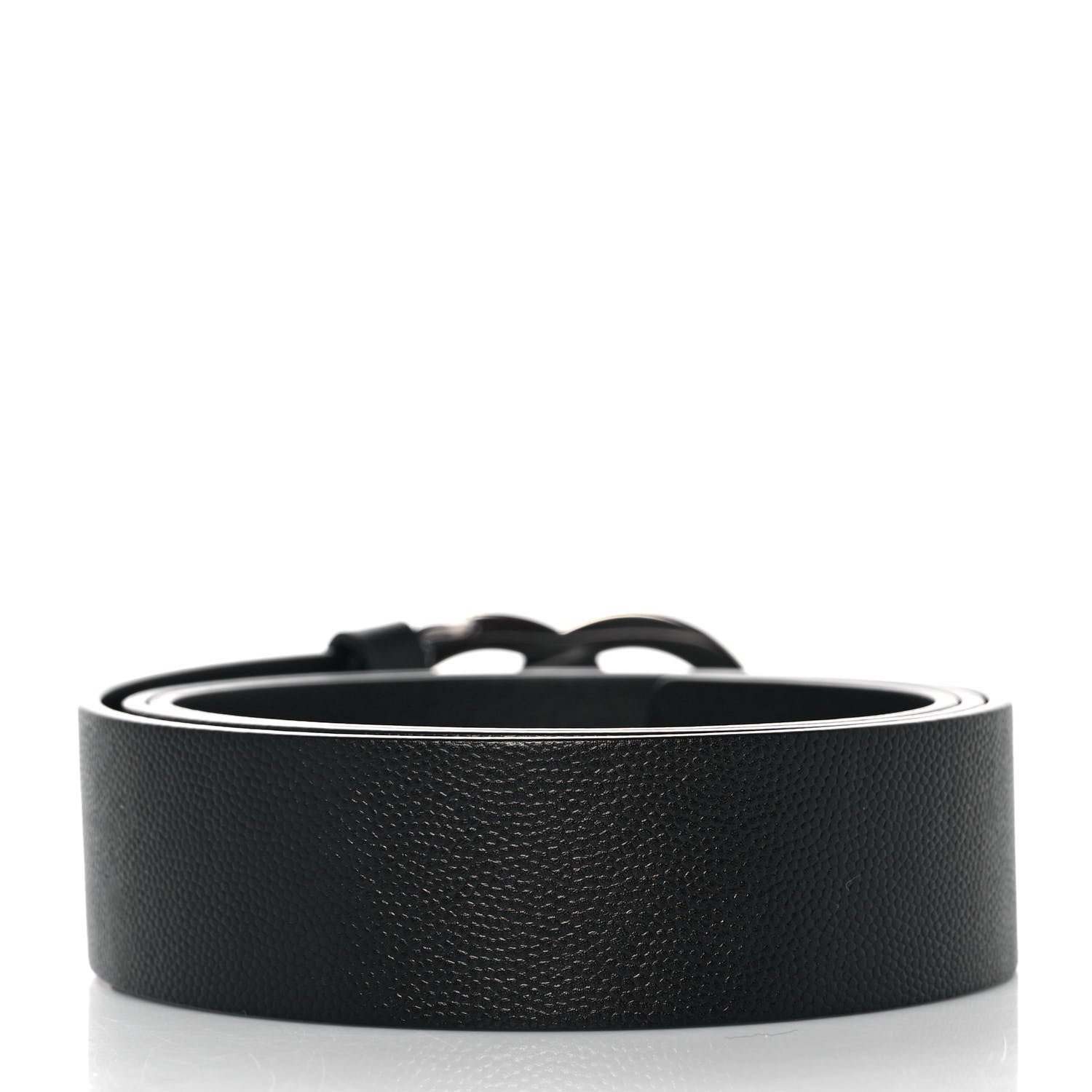 Chanel Caviar CC Logo Belt 90 36 Black 2 of 6