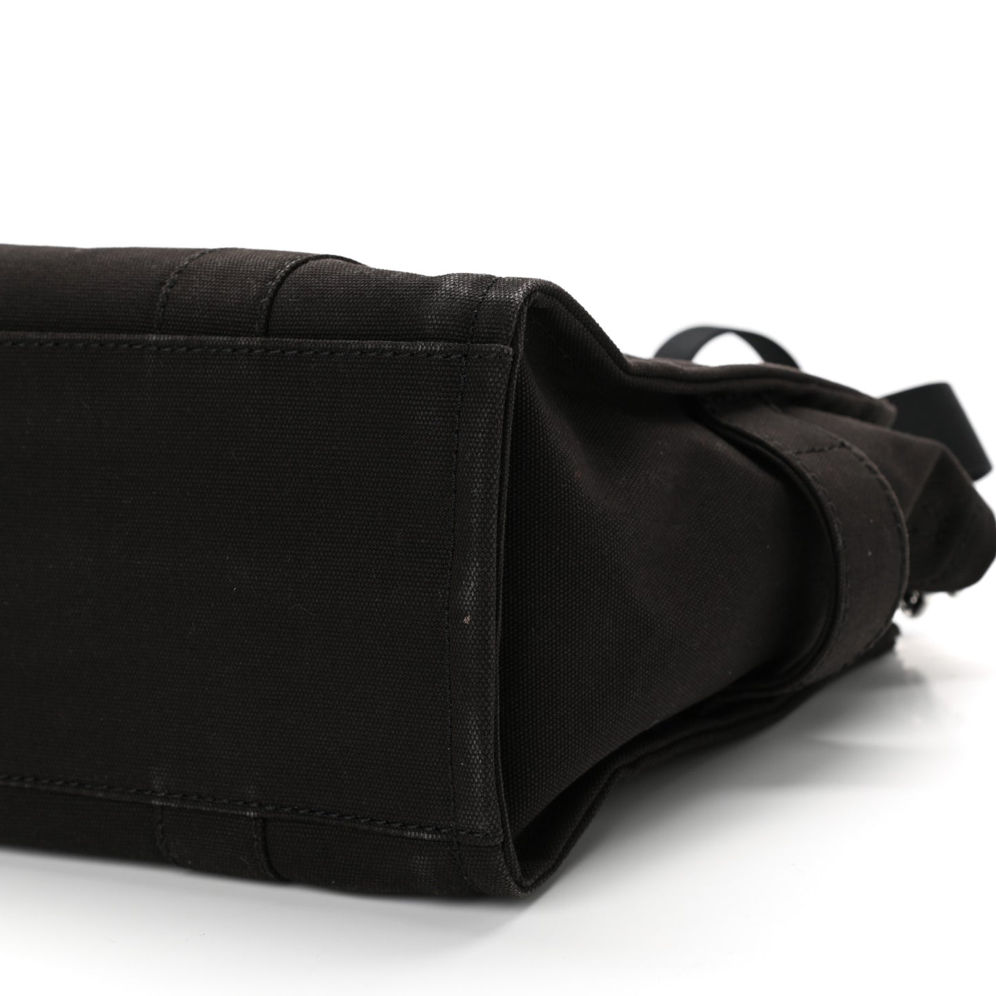Canvas Small Summer Tote Bag Black