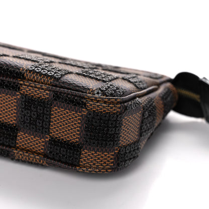 Louis Vuitton Damier Paillettes Mini Pochette Accessories Black 11 of 11