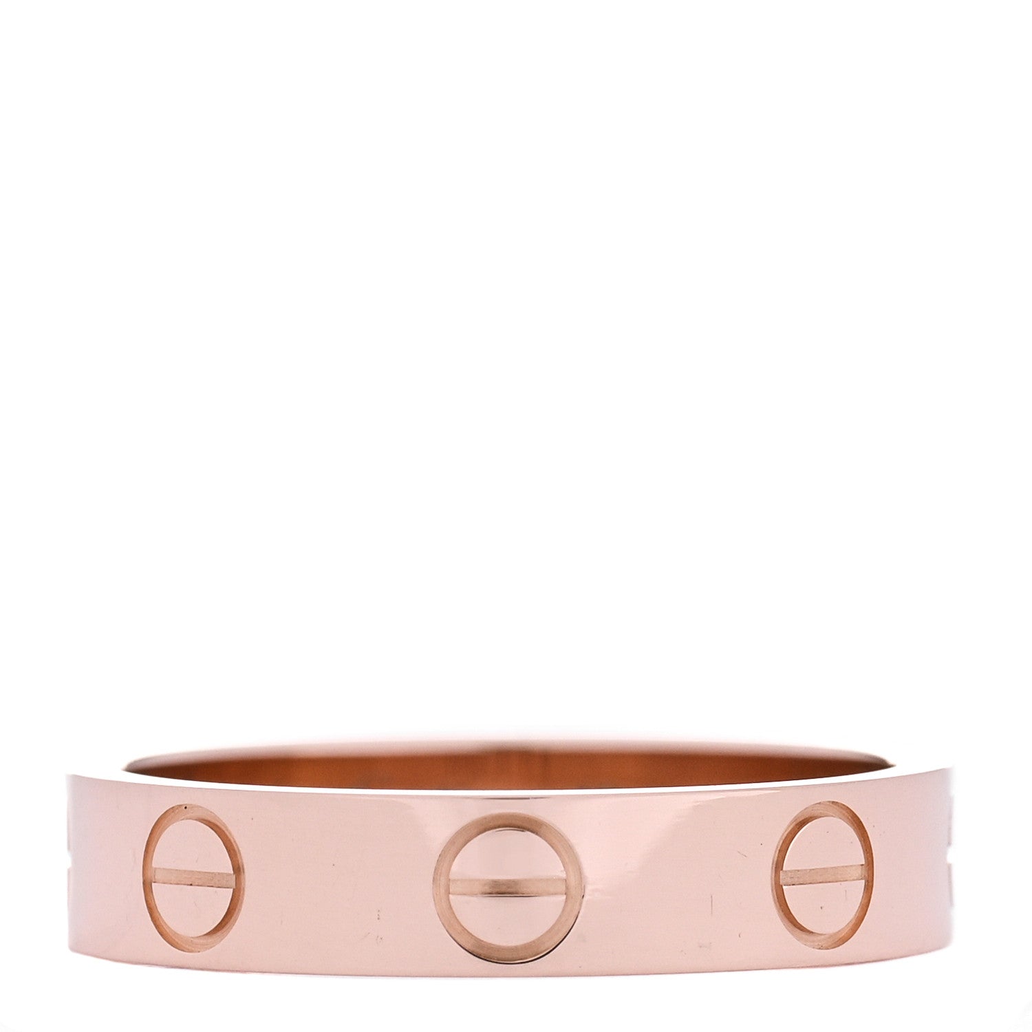 Cartier 18K Pink Gold 3.5mm LOVE Wedding Band Ring 48 4.5 1 of 5
