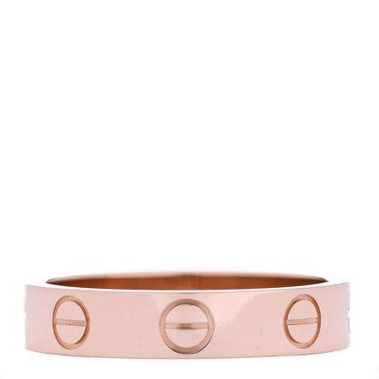 Cartier 18K Pink Gold 3.5mm LOVE Wedding Band Ring 48 4.5 1 of 5