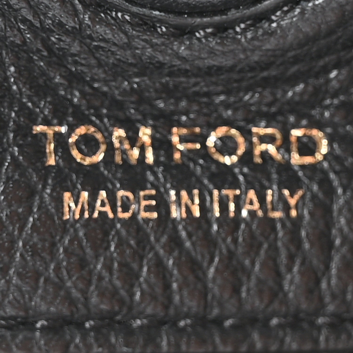 Tom Ford Pebbled Calfskin Alix Zip Clutch Black 6 of 9