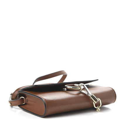 Chloe Suede Calfskin Mini Faye Shoulder Bag Tobacco 4 of 10