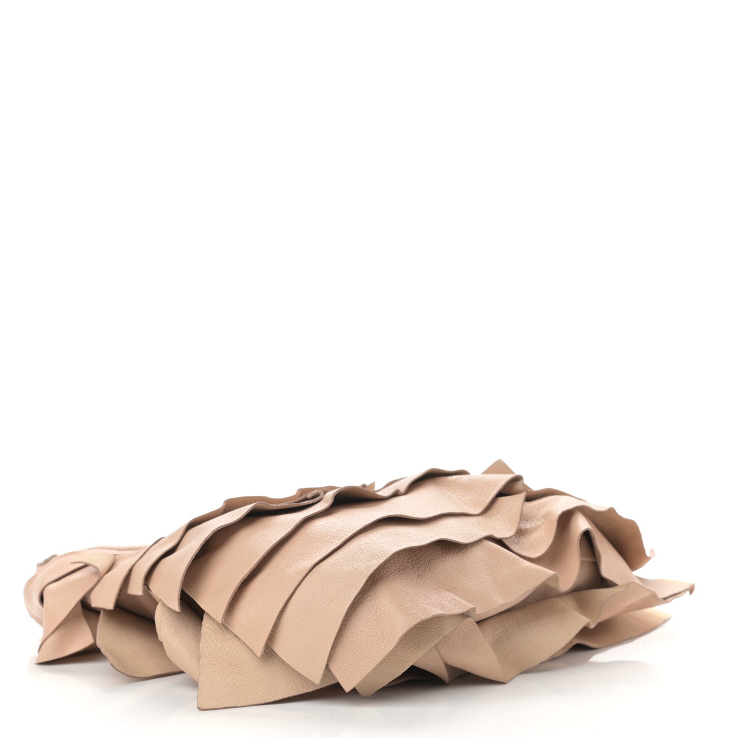 Saint Laurent Chevre Ruffle Saint Tropez Beige 4 of 11