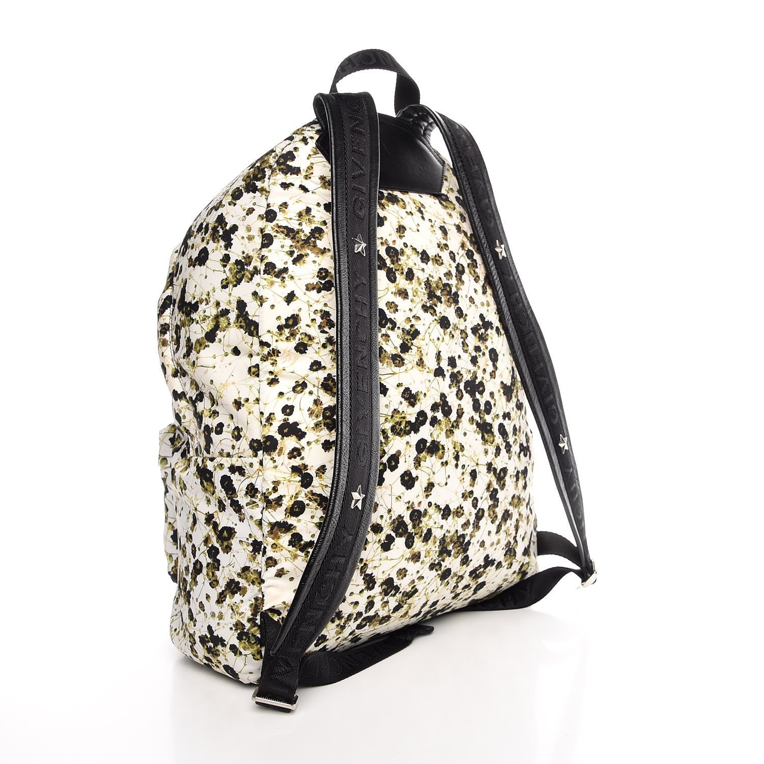 Givenchy Nylon Calfskin Baby's Breath Print Backpack White 3 of 9