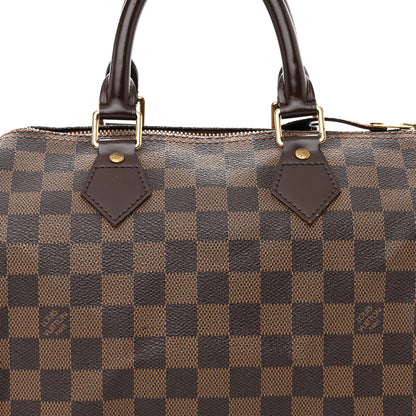 Louis Vuitton Damier Ebene Speedy 25 8 of 15