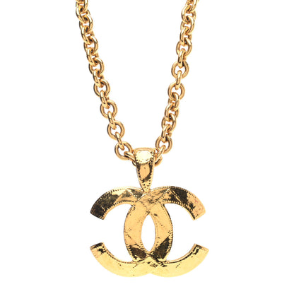 Chanel Quilted CC Long Chain Necklace Gold 3 of 4