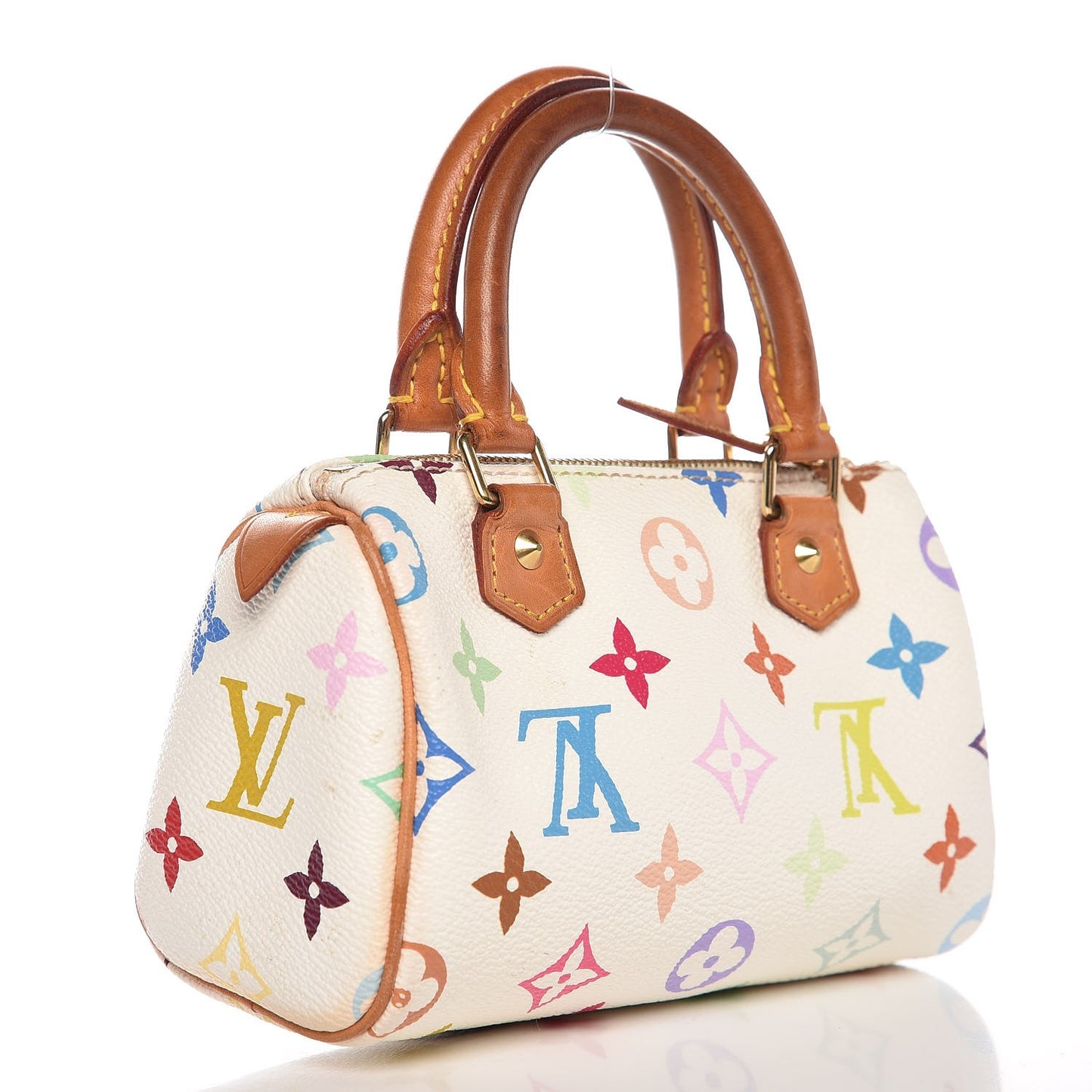 Monogram Multicolor Mini Sac HL Speedy White