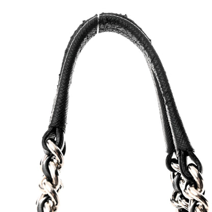 Prada Nylon Tessuto Impuntu Quilted Shoulder Bag Black 8 of 10