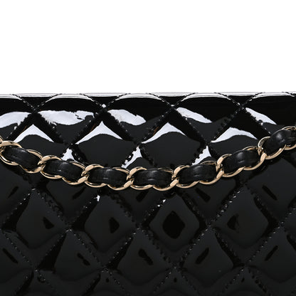 Chanel Patent Quilted Medium Double Flap Black 8 of 10