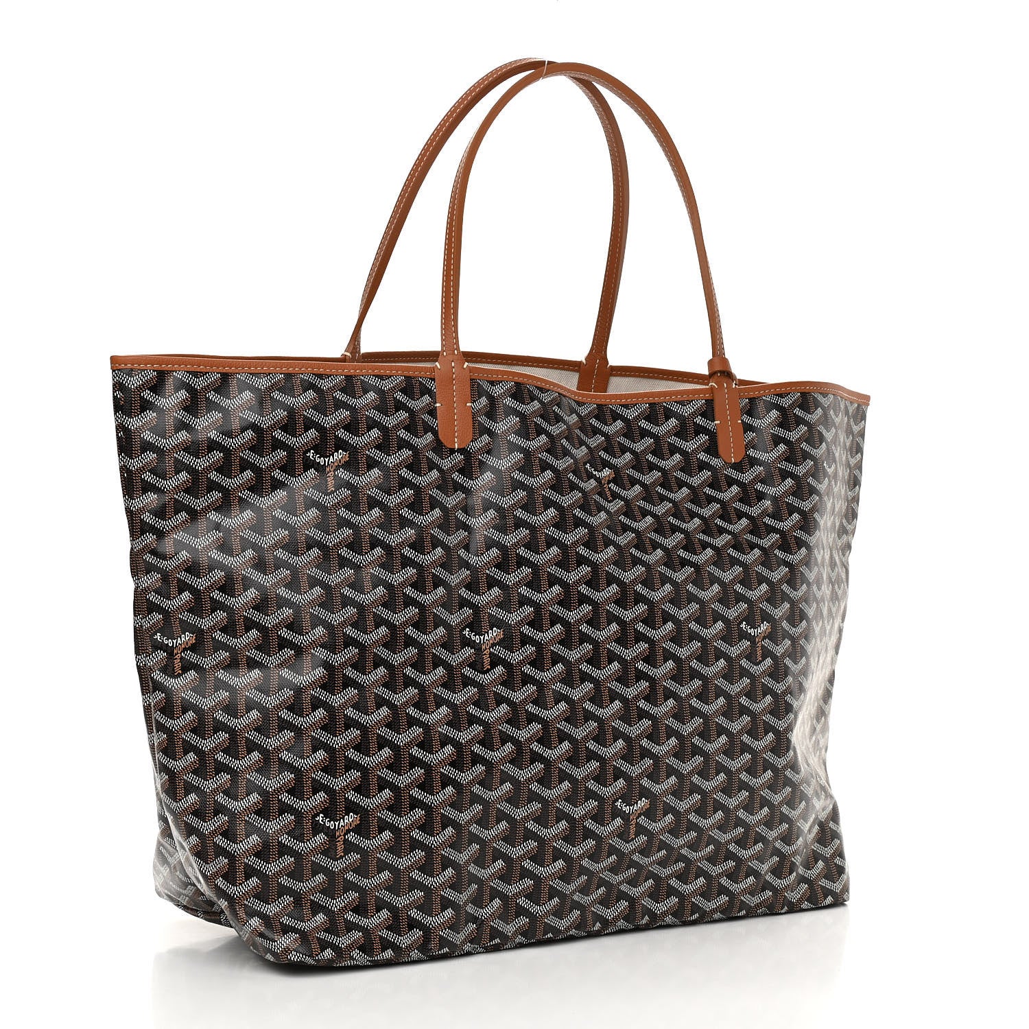 Goyard Goyardine Saint Louis GM Black Gold 4 of 10