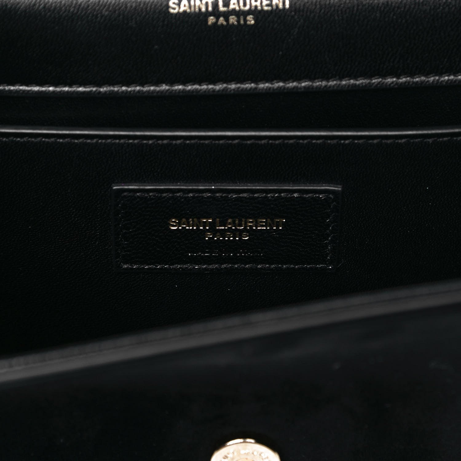 Saint Laurent Suede Embroidered Small Monogram Kate Satchel Black 8 of 16
