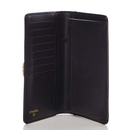 Chanel Caviar Quilted Boy Yen Wallet Black 5 of 9