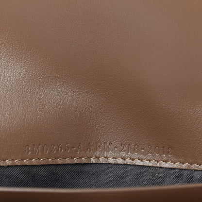 Fendi Vitello Soft F is Fendi Bi-Color FF 1974 Embossed Continental Envelope Wallet On Chain Maya Black 7 of 7