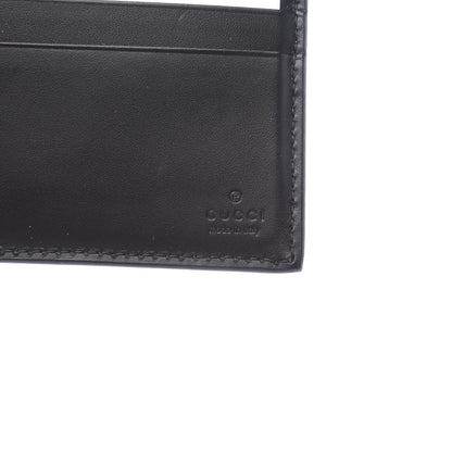 Gucci GG Supreme Monogram Selleria Calfskin Kingsnake Nice Bi-Fold Wallet Beige Ebony Multicolor Black 6 of 7