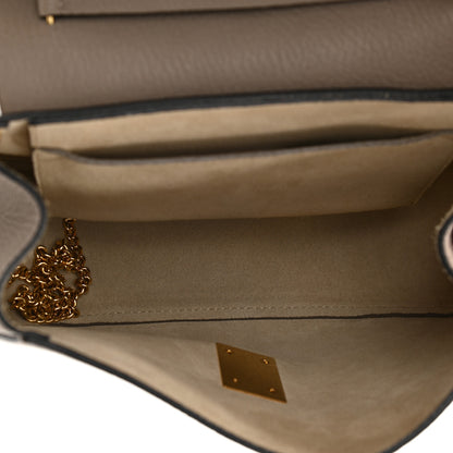Chloe Grained Lambskin Drew Shoulder Bag Motty Grey 5 of 7