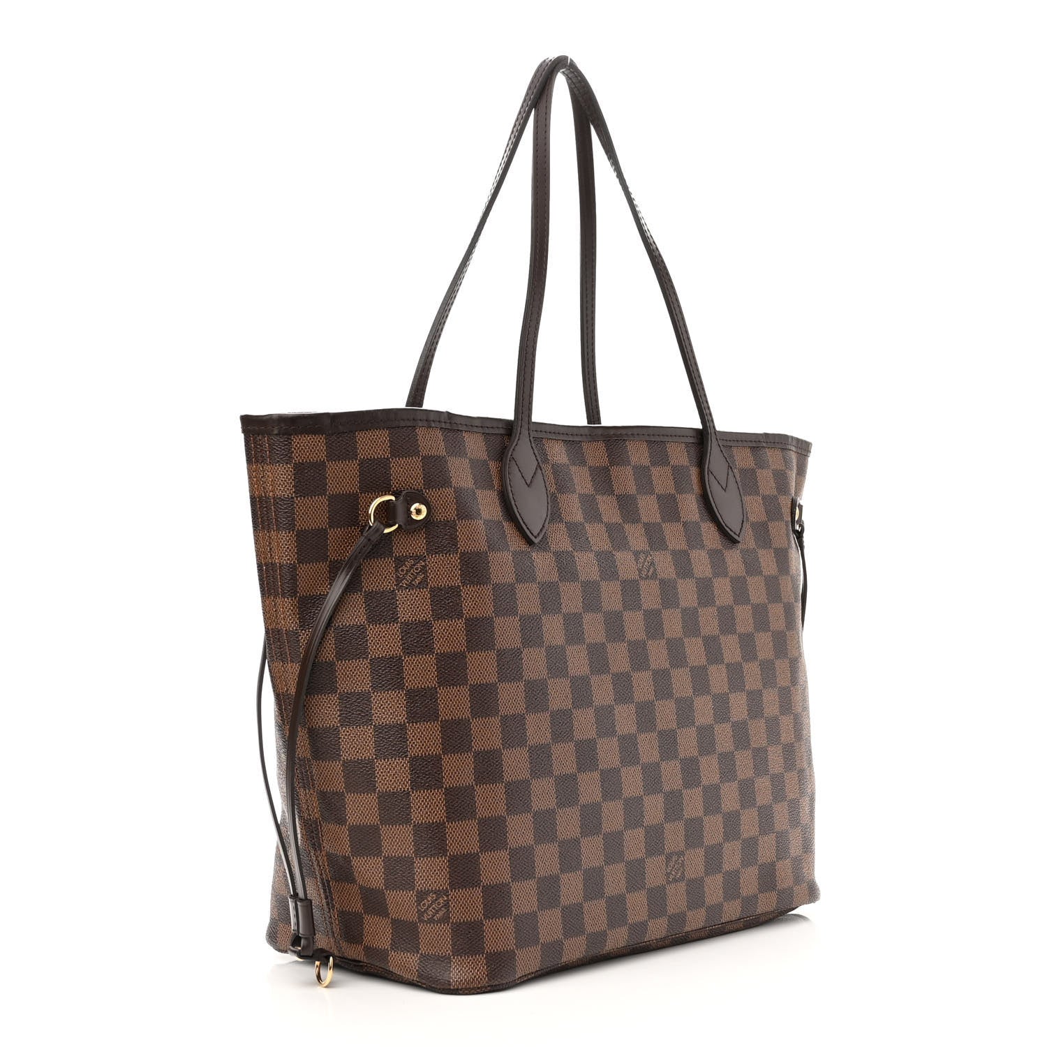 Louis Vuitton Damier Ebene Neo Neverfull MM Rose Ballerine 3 of 15