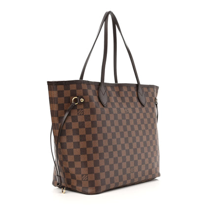 Louis Vuitton Damier Ebene Neo Neverfull MM Rose Ballerine 3 of 15